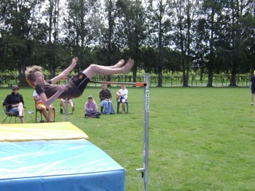 Nikoli Christensen high jump